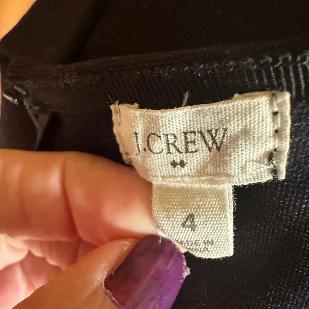 J. Crew Blue A-Line Mini Dress. Size 4.